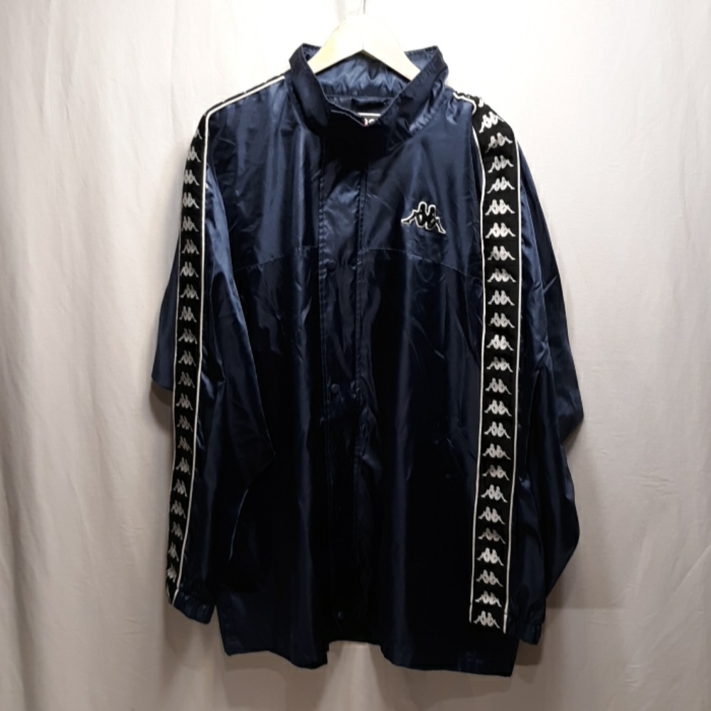 KAPPA Windbreaker Hoody Navy Blue Size XL